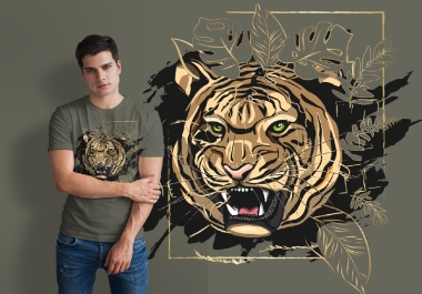 I will do custom graphic t shirt design and t shirt illustration do custom graphic t shirt design a