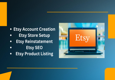 I will create your Etsy account