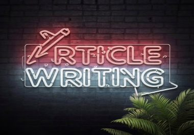 Unique Article Writing 1000+ Words
