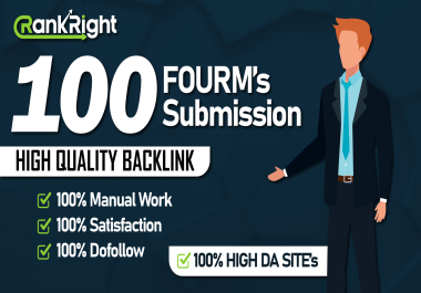 100 Forum Posting mix dofollow backlink to boost your ranking