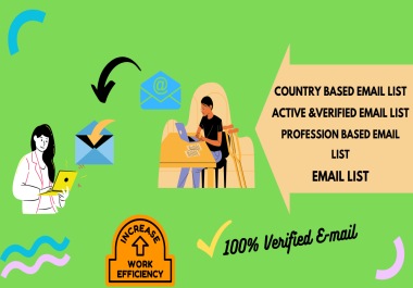 I Will Provide You Any category niche targeted email list