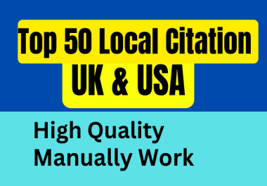Get Top 50 USA Local Citations For GMB Ranking