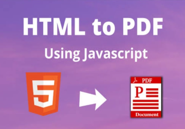 Smart TEXT HTML to PDF Generator script