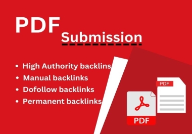 I will manually Provide 100 PDF Submission