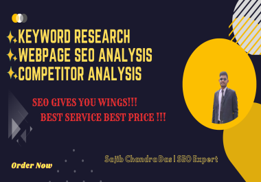 I will provide KGR Keyword and Analyze Competitors