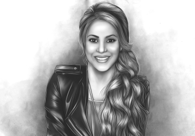 I will draw pencil sketch from your photos