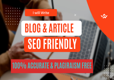 I will provide article and blog writing