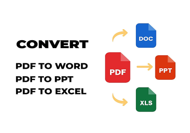 I will convert pdf to ms word or power point