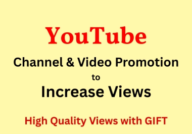 3000 High Quality YouTube video view with 60 Subscribers
