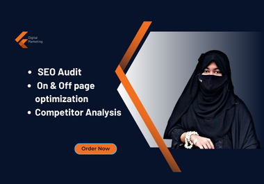 I will do SEO Audit ON & OFF page optimization Competitor Analysis for your site