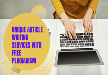 Professional article writer for high quality contact