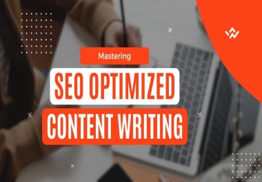 I will create professional SEO-optimized content for your blog