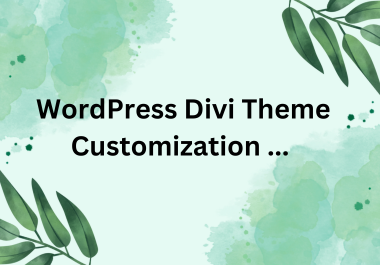 Expert WordPress Theme Customization Services