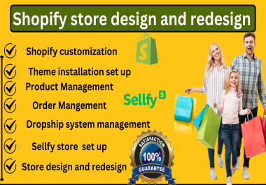 build passive income shopify fashion store,  shopify design