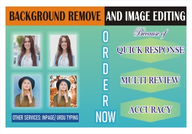 Hire My Services to Edit 10 Images/ Background Removal