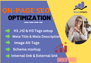 I will do complete WordPress on-site SEO or on-page SEO to rank your website