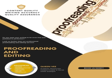 Professional Proofreading and Editing per 1000 words