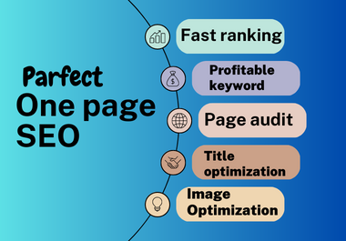 One page SEO optimization for boost up your website
