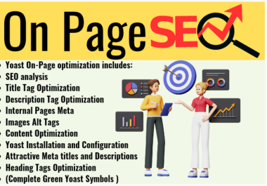 I'll do Yoast on-page SEO optimization for WordPress websites or blogs