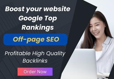 I will do monthly high authority manual link building service