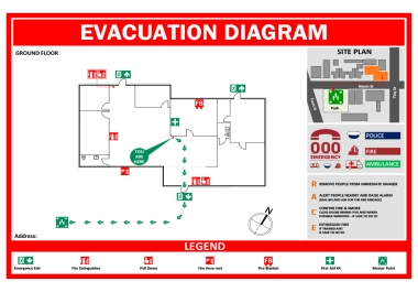 I will design Evacuation Map for all types of buildin...