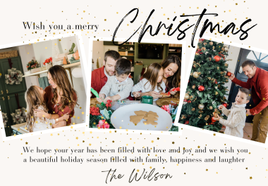 I will design christmas greeting card and new year cards