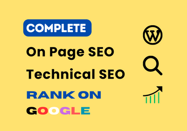I will do complete wordpress onpage seo with technical optimization