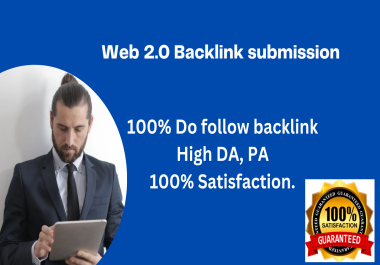 web 2.0 backlink submission 50 in 2 days