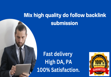 i will do high quality 50 mix backlinks for your business