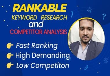 I can do profitable keyword research & competitor research