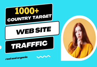 1000+ Real targeted Organic web traffic from Google
