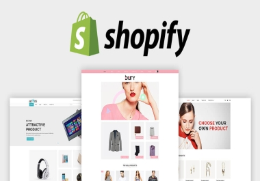 I will build pro quality shopify store