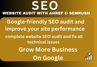 I will do website technical SEO audit and fix ahrefs or semrush errors