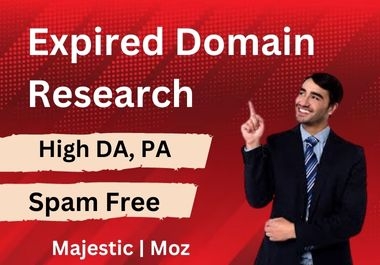 High Authority Expired Domain Research with Backlinks