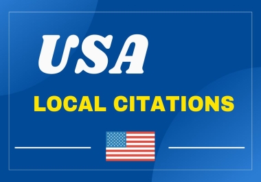 I will do your business in top 300 live USA local SEO citation