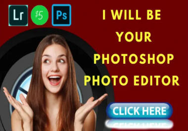 I will do fast photo manipulation and any type of editing on adobe photoshop