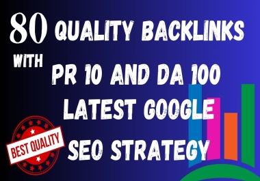 80 distinctive PR10 SEO backlinks on DA100 websites