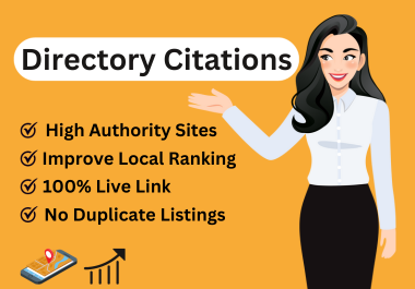 I will do High Authority 30 Directory Citations For Top Ranking