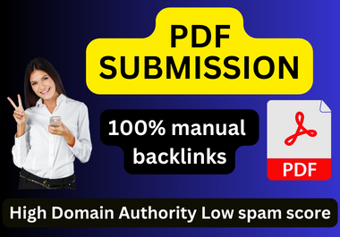 PDF submission manual backlinks on 40 sites