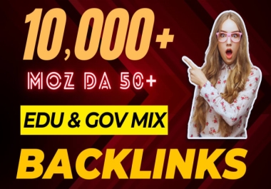 10,000 e d u gov mix high quality s e o back links