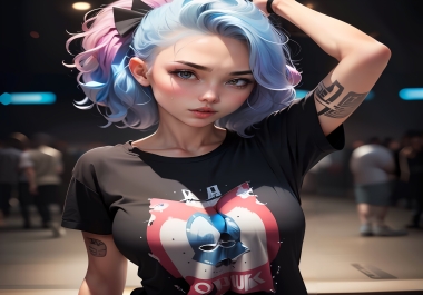 I will create stunning art for you using midjourney ai or stable diffusion