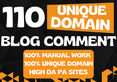 I Will Provide 110 unique domain High Quality Do follow Backlinks