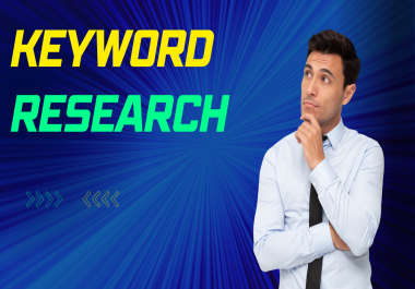 Expert Keyword Research for your new website