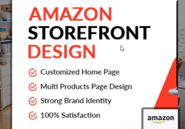 I will do professional luxury amazon brand store and storefront design