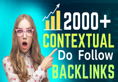 I will create high da dofollow contexual, profile backlinks