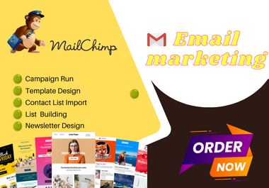 I will do Mailchimp email marketing campaign to grow your business