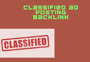 I will post classified ads on top classified ad posting site