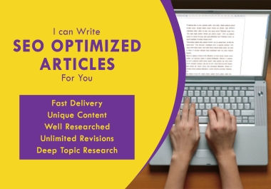 I will write original blog posts and articles as your content writer