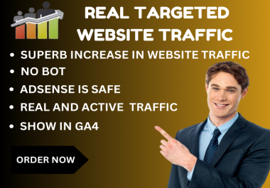 Drive real human targeted traffic,  adsense is safe,  no bots