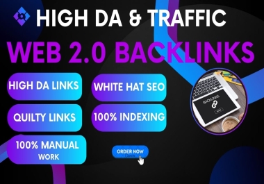 I will create 50 web 2.0 backlinks with high da white hat manual backlinks